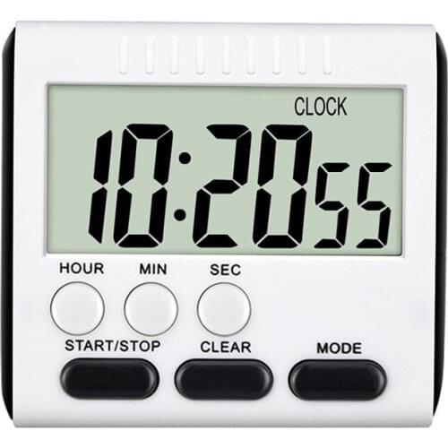 1 PCS Multifunctional LCD Digital Kitchen Timer Alarm Clock Home Cooking Practical Supplies Cook Food Tools Kitchen Accessories