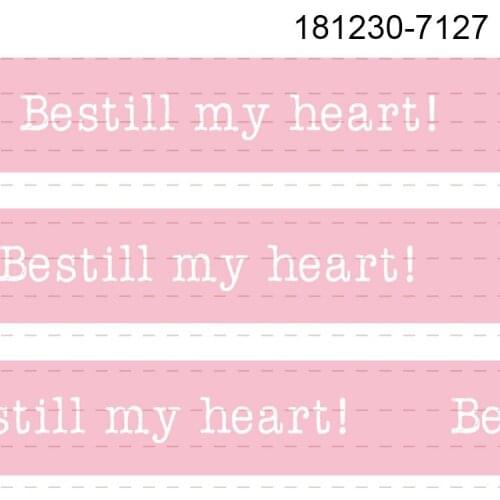 Love Letters Valentines Day Printed 5 Yards Grosgrain/Satin Ribbon 22mm/25mm/38mm/50mm/75mm for Girls DIY Gift