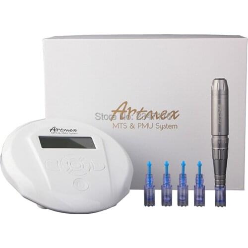 Artmex V6 Permanent Makeup Machine nano needle Eyebrow Lip Rotary Pen MTS PMU System micropigment makeup tattoo machine kit