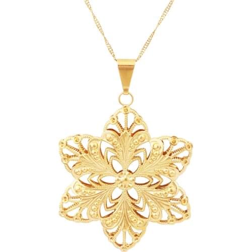 Fashion Vintage Womens Resin Flower Choker Statement Necklace Collar Chain Pendant gold color pendant Necklaces Jewelry