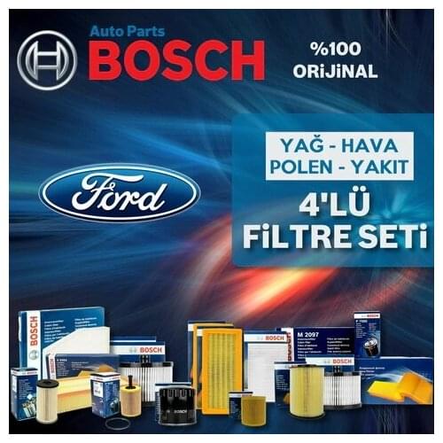 For Ford Fiesta 1.4 Tdci Euro 4 Bosch Filter Care Set 2002-2011