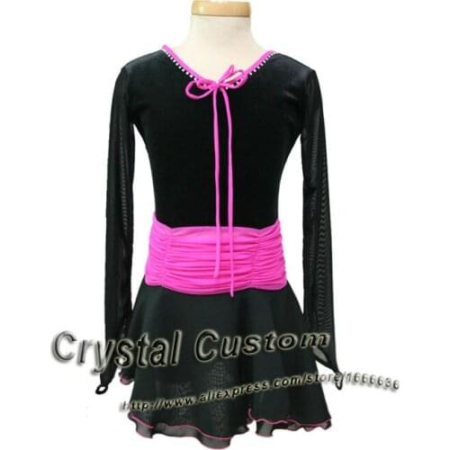 2016 Competition Figure Ice Skating Dresses Adult With Spandex Graceful New Brand Figure Skating Competition Dress DR2587