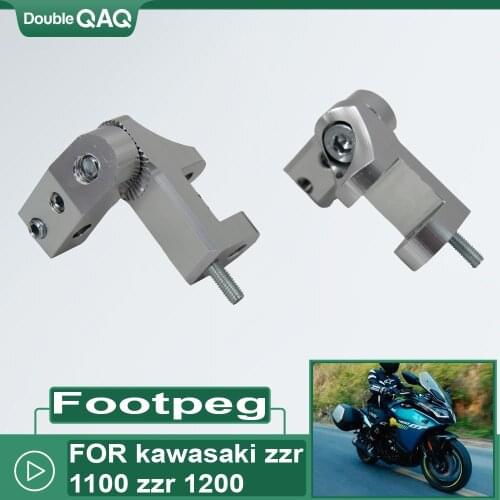 NEW Motorcycle Foot Peg Passenger Footpeg Lowering Kit For Kawasaki ZZR 1100 ZZR 1200