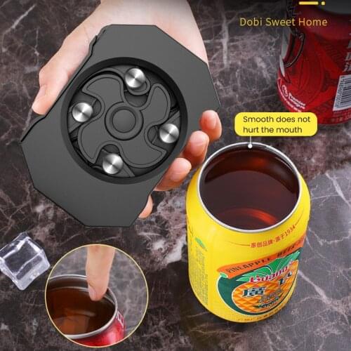 Can Opener 2 In 1 Fast Without Falling Portable Cola Can Opener Canned Beer Beverage Bottle Opening Tool Kitchen Bar Tool Supply