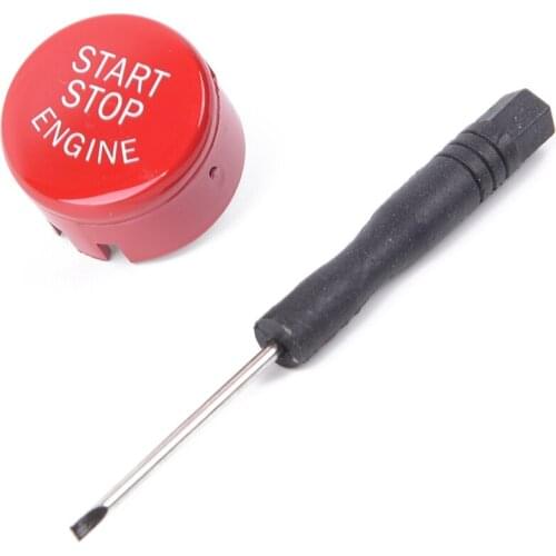Plastic Engine +1*Screwdriver Button Kit Red Replacement For BMW F Chassis Series F10 F20 F30 ABS Stock Latest