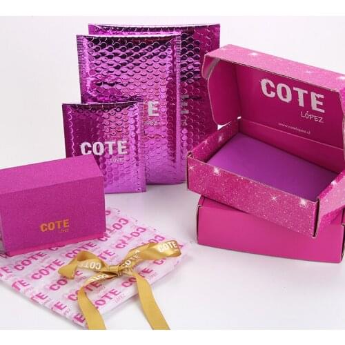 Sinicline 2021 custom printed high quality corrugated board mailing shipping box for cosmetics and apparel