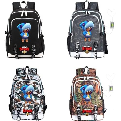 Luminous Usb Game Bag Game Stars Kid School Bag Cartoon Student Travel Primary School Book Bag Buzz Teenage Backpack