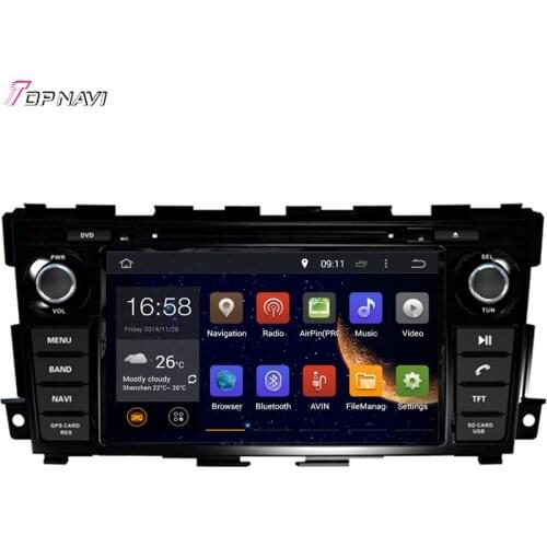 Topnavi 8'' Quad Core Android 6.0 Car DVD Play for NISSAN 2013- Autoradio GPS Navigation Audio Stereo