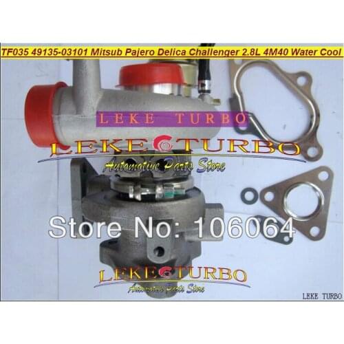 Free Ship TF035HM-12T TD04 49135-03101 49135-03100 Water Cooled Turbo Turbocharger For Mitsubishi PAJERO Challenger 4M40 2.8L D