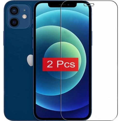 2Pcs Full Cover Tempered Glass For iPhone 12 Pro Max Glass For iPhone 12 Pro Screen Protector Protective Film iPhone 12 mini 5.4