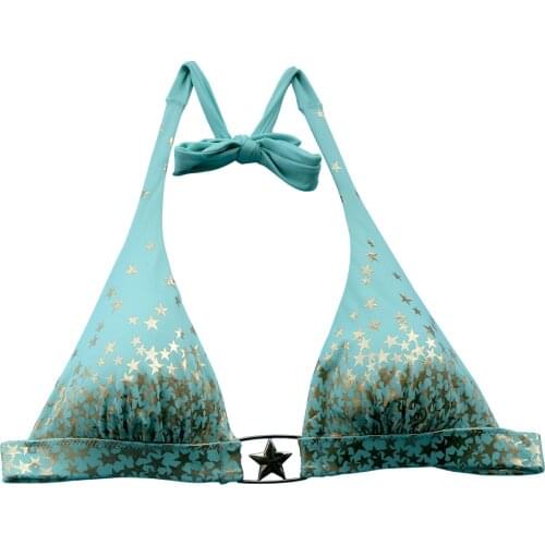 MIX Bikini Up TOP Women Swimwear brazilian Green women swimsuit Tops bathing suit biquini set Bronzing Printing