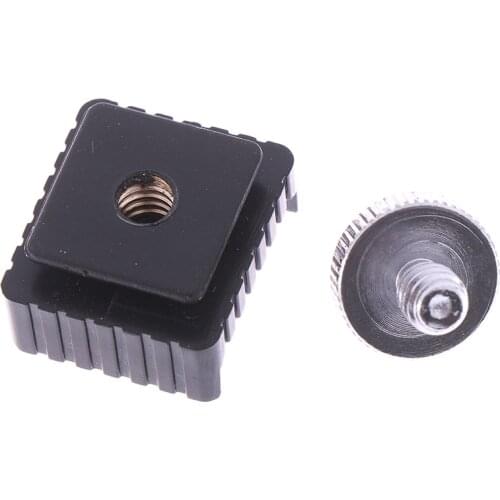 1/4" Screw metal flash hot shoe mount adapter light stand tripod