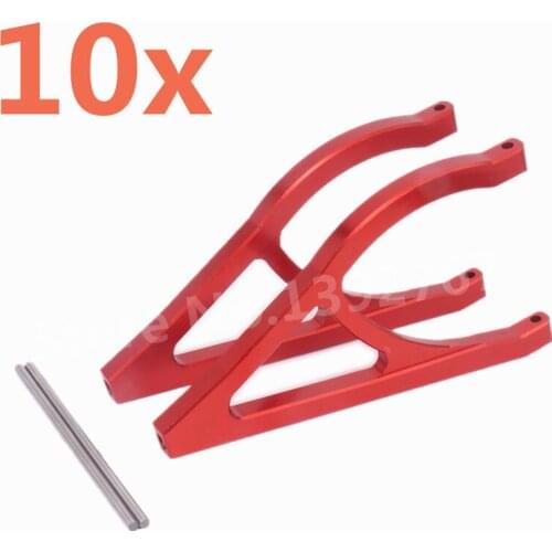 10 Pieces RC Car Aluminum Alloy Rear Upper Suspension Arm A-arm 5333 For 1/10 Scale Models Hobby Traxxas E-Revo Revo 3.3 Buggy