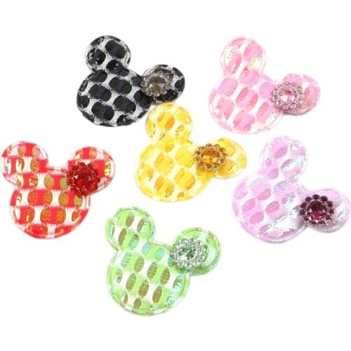 20pcs Cartoon Series Solid Color DIY Craft Supplies Jewelry Accessories Hairbows DIY,20Yc16659