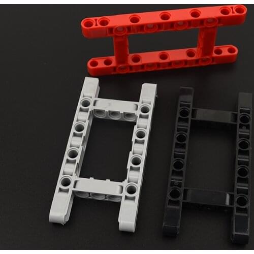5PCS 64178 High-tech Beam 5 x 11 Open Center Frame Thick Building Blocks Parts MOC DIY Education Build Toys Brick