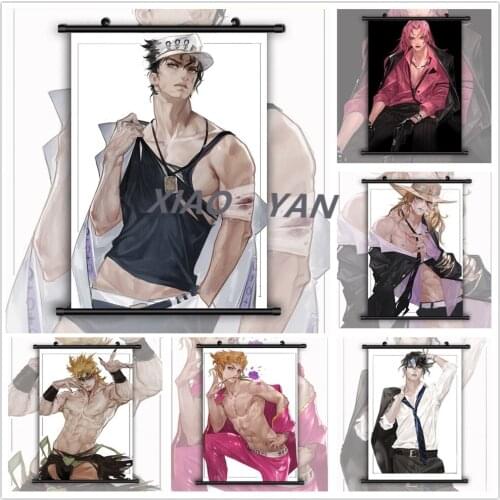 5D Square/Round Diamond Diamond Embroidery JoJos Bizarre Adventure Anime Diamond Mosaic Cross Stitch Kits Home Decoration