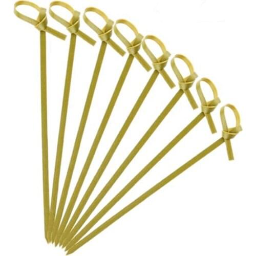 Bamboo Skewers,Suitable for Appetizers,Cheese Board Accessories,Hot Pot Sets, Dipping Sauce Boxes(100 PCS)