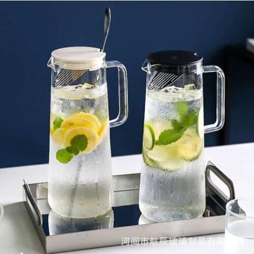 Water bottle glass water bottle kitchen items glass water bottle 1000ml