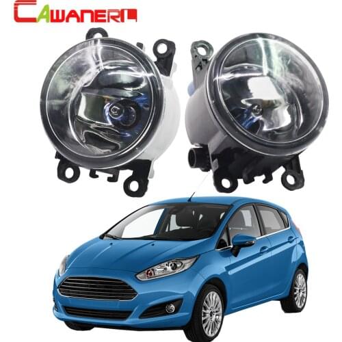 Cawanerl 2 Pieces 100W H11 Car Styling Halogen Bulb Fog Light Daytime Running Lamp DRL 12V For Ford Fiesta 2001-2015