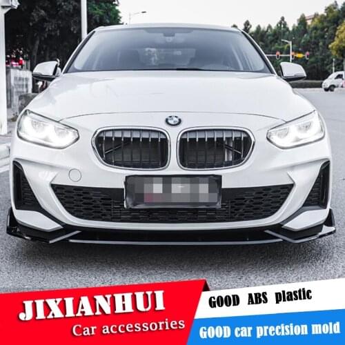 For BMW 1 Series 118i 120i 125i Body kit spoiler 2019-2020 ABS Rear lip rear spoiler front Bumper Diffuser Bumpers Protector