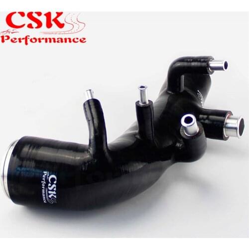 For Subaru Impreza GDB EJ20 STI WRX MK 7~8 Silicone Turbo Intake Pipe Hose Black