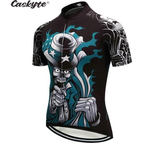 2021 CASKYTE Tops Men Summer Cycling Clothing Ropa Ciclismo Short Sleeve mtb Bike Jersey Shirt Maillot Wholesal