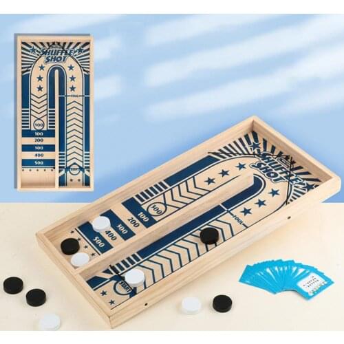 Catapults Chess Interesting Parent-child Interactive Wooden Desktop Battle Catapults Bumper Chess for Family Games