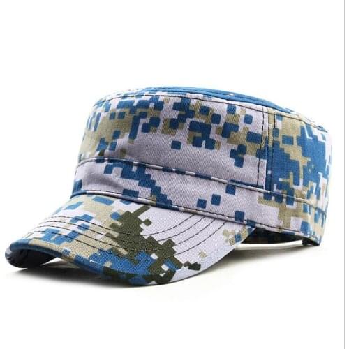 Spring and summer hats men and women flat caps outdoor camouflage military caps casual sunscreen sun hats