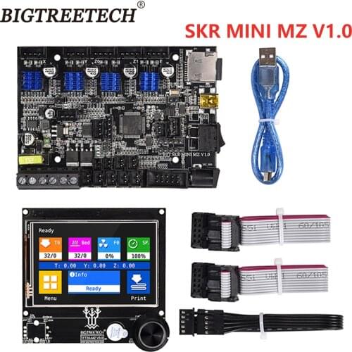 BIGTREETECH BTT SKR MINI MZ V1.0 32 Bit Board TFT35 MZ V3.0 Touch Screen 12864LCD Intergated TMC2209UART for Anycubic MEGA Zero
