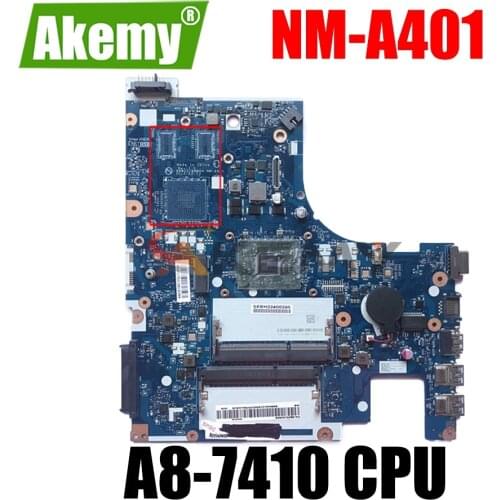 For Lenovo IdeaPad G51-35 Laptop Motherboard BMWQ3/BMWQ4 NM-A401 with A8-7410 CPU Motherboard 100% fully tested