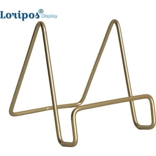 Minimalist Brass furniture Metal Storage Bracket Dish Display Frame Plate Book Magazine Wallet Holder Rack Desk Display Rack
