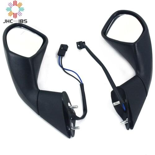 For APRILIA RSV MILLE R 1000 2004 2005 2006 2007 2008 2009 Motorcycle Rearview Mirrors Motorbike Black Side Mirrors