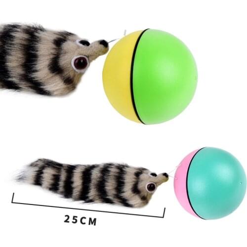 Beaver Ball Toy Electric Beaver Weasel Toy Rolling Ball Jump Toys Moving in The Water Toys C1