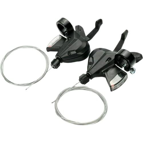 2 24 Speed ​​MTB Mountain Bike Thumb Gear Lever Set (3L & 8R)