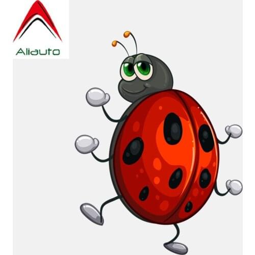 Aliauto Cartoon Car Sticker Creative Ladybug Accessories PVC Decal for Kia Rio Toyota Avensis Smart Fortwo 451,12CM*16CM