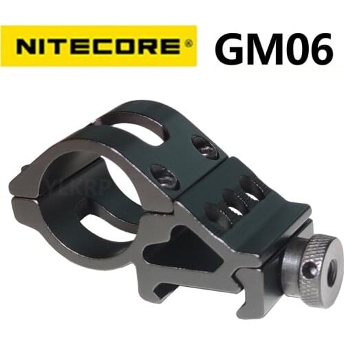 NITECORE GM06 tactical flashlight mount, suitable for flashlights with a diameter of 25.4mm