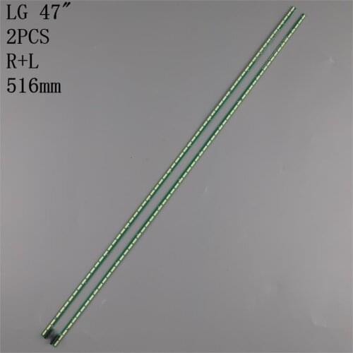 New 2 PCS/lot LED backlight strip 6922L-0071A 6916L1179B 6920L-0001C 63 LEDs 518mm for 47" 47LA6600 LC470EUH