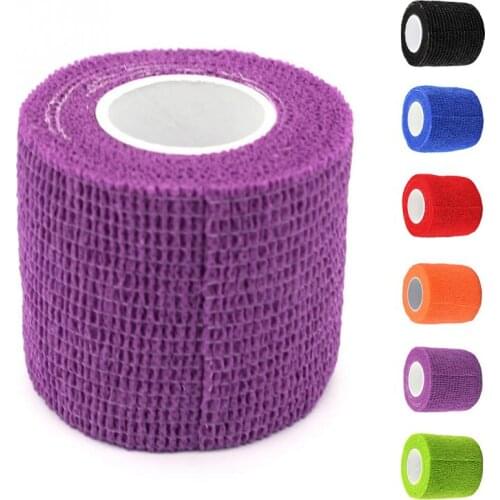 Disposable Bandage Kinematics Tape Cotton Self Adhesive Elastic Bandage for Non-woven Fabrics Tattoo Self-adhesive Bandage