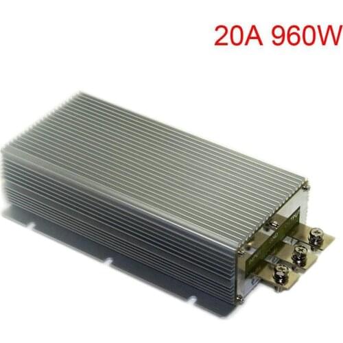 DC12V (10V -18V) Step Up DC48V 20A 960W Power Supply Converter Module Waterproof New
