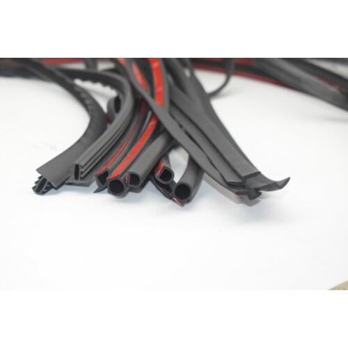 Rubber Sealing Strip car accessories Sound Insulation For Door Trunk Weatherstrip Car Styling Seal Strip For D70 car decoration