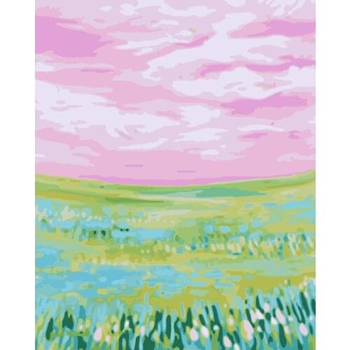 ROYALDREAM The sky fairy tale Diy Digital Painting By Digital Modern Wall Art Pictures For The Home Wall Art Works