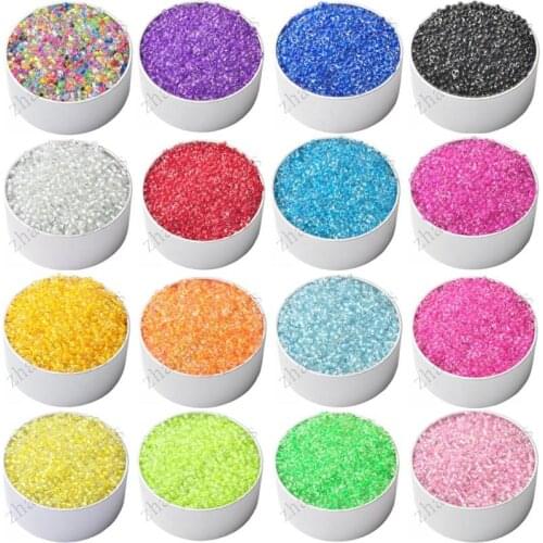 Glass bead irrigation heart beads Spacer Bead DIY Bracelet Necklace 1000 Pcs Jewelry Making Mini Beads High-quality New