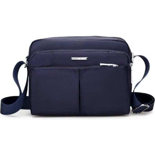 New fashion mens shoulder bag large capacity casual wild mens canvas bag fashion business briefcase messenger bag