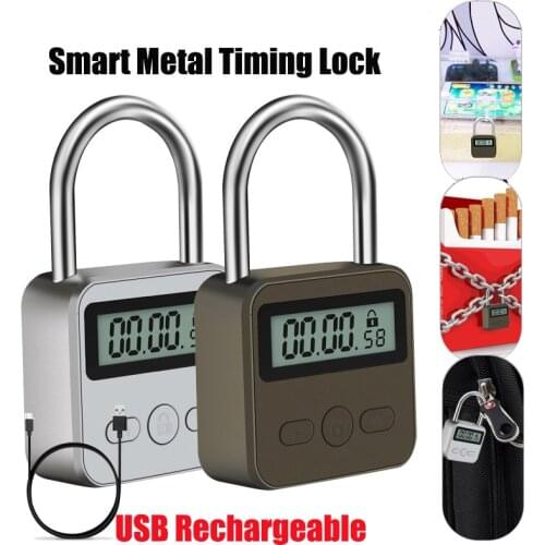 USB Rechargeable Digital Time Lock Equipment Bondage Timer Lock Safe Handcuff Bdsm Sex Shop Erotic Accessorie Adult Game Sex Toy