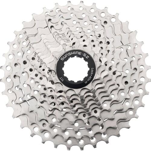 SUNSHINE Road Bike 8 9 10 11 12 Speed Velocidade 11-25T/28T/32T/34T Bicycle Cassette Freewheel MTB Sprocket for SHIMANO