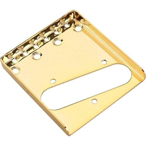 Top Loader Guitar Bridge Plate for Electric Guitar Pickup Replacement Parts Accessories (Gold)85.5mm