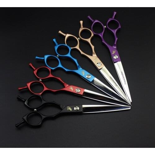 High Quality 1 PCS 6.5" Pet Scissors For Dog Grooming Scissors Set Hair Cutting Tools Straight Shears Clippers For Dogs