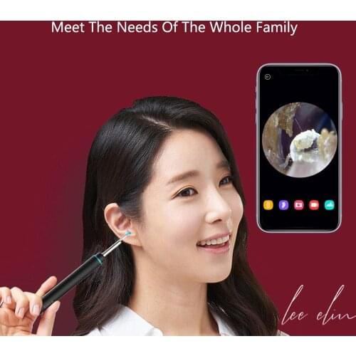 Wifi Ear Clean Endoscope Visual In Ear Spoon Mini Camera/Android/iphone/ios HD1080 Ear pick Otoscope Borescope Tool Health Care