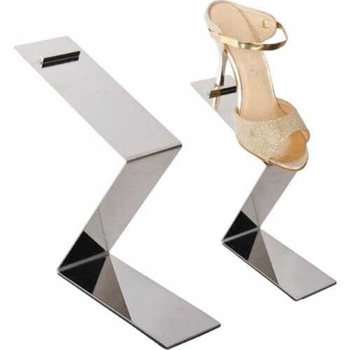 Z Retail Shoe Riser Display Rack Shoes Display Tray Bracket Shop Mall Store Furniture Desk Table Shelf Window Display Props