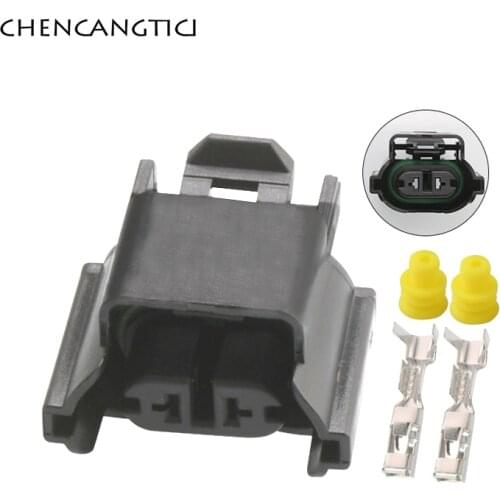 2 Sets 2 Pin Way Automotive Fog Electrical Plug Waterproof Wiring Harness Connector For VW Audi Passat 3D0 941 165A 3D0941165A